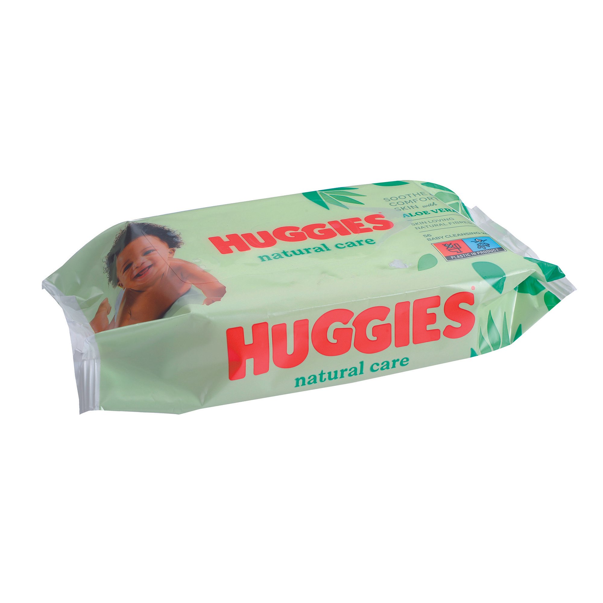 Huggies, Lingettes bébé, Pour tout le corps, À l'aloe vera, Natural Care  10x56 lingettes