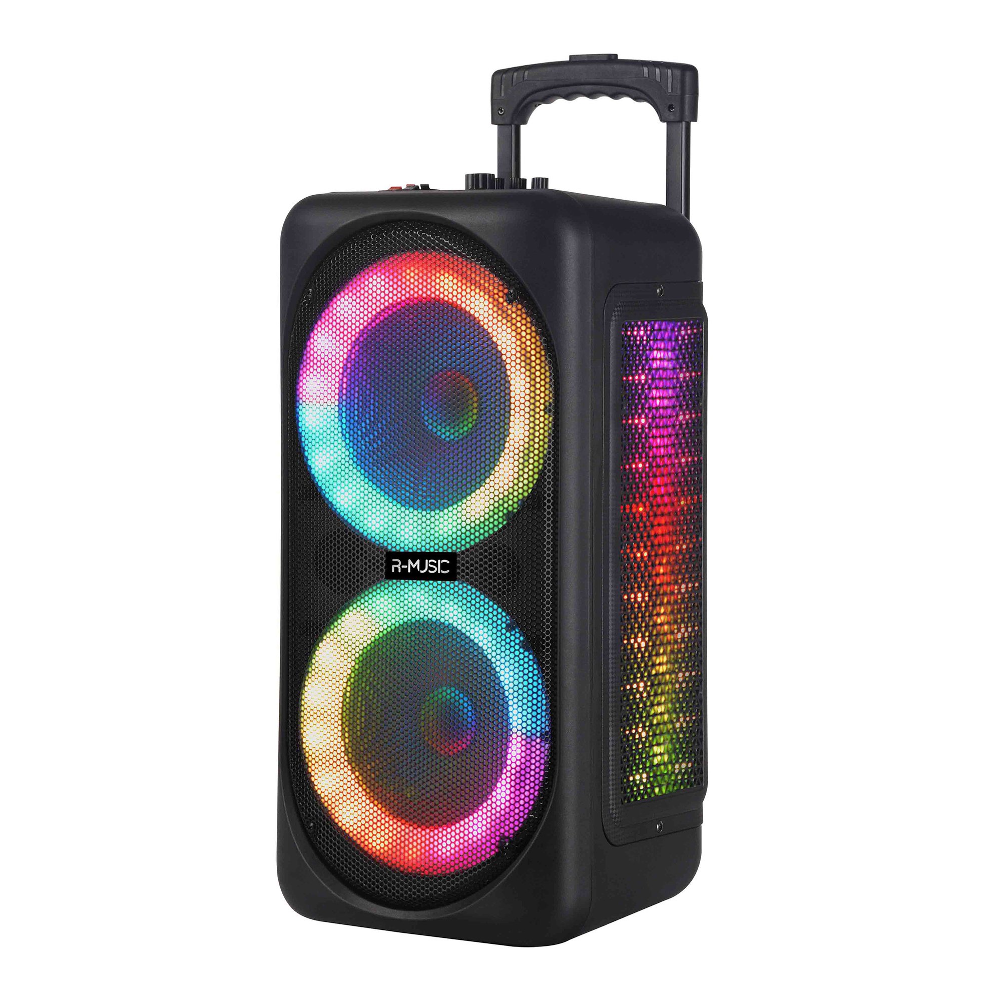 Enceinte Karaoke Trolley - Bluetooth -1000W DEALSTORE Pas Cher