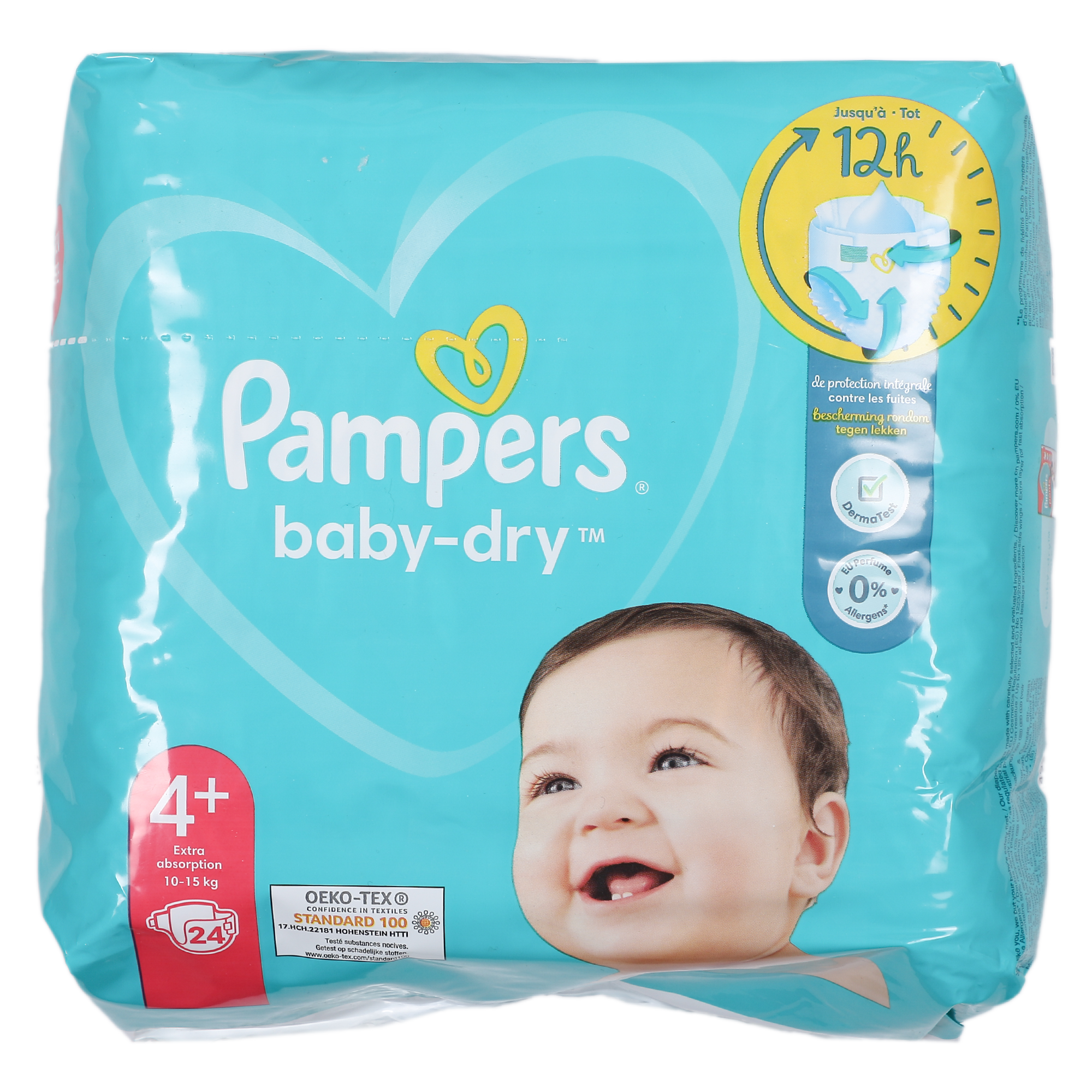 Promo Pampers 24 couches baby dry taile 4 10 à 15 kg ou 76 couches
