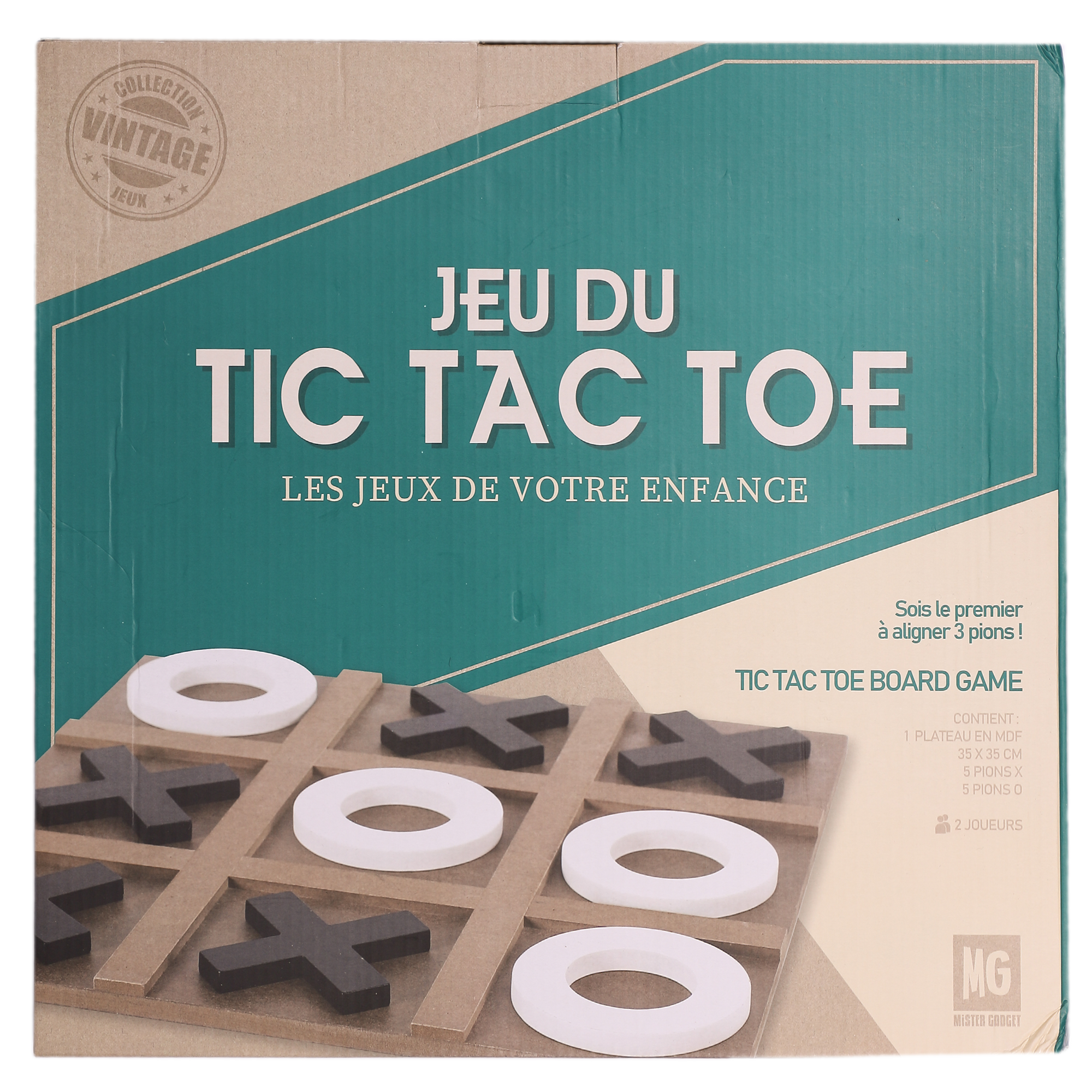 Tic Tac Toe, Jeux De Société Classiques En Bois, Jeu De Morpion