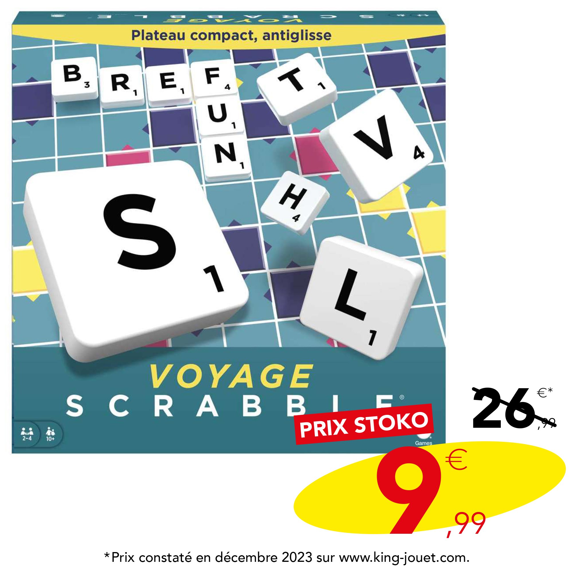 Coffret Scrabble classique Petit Format 