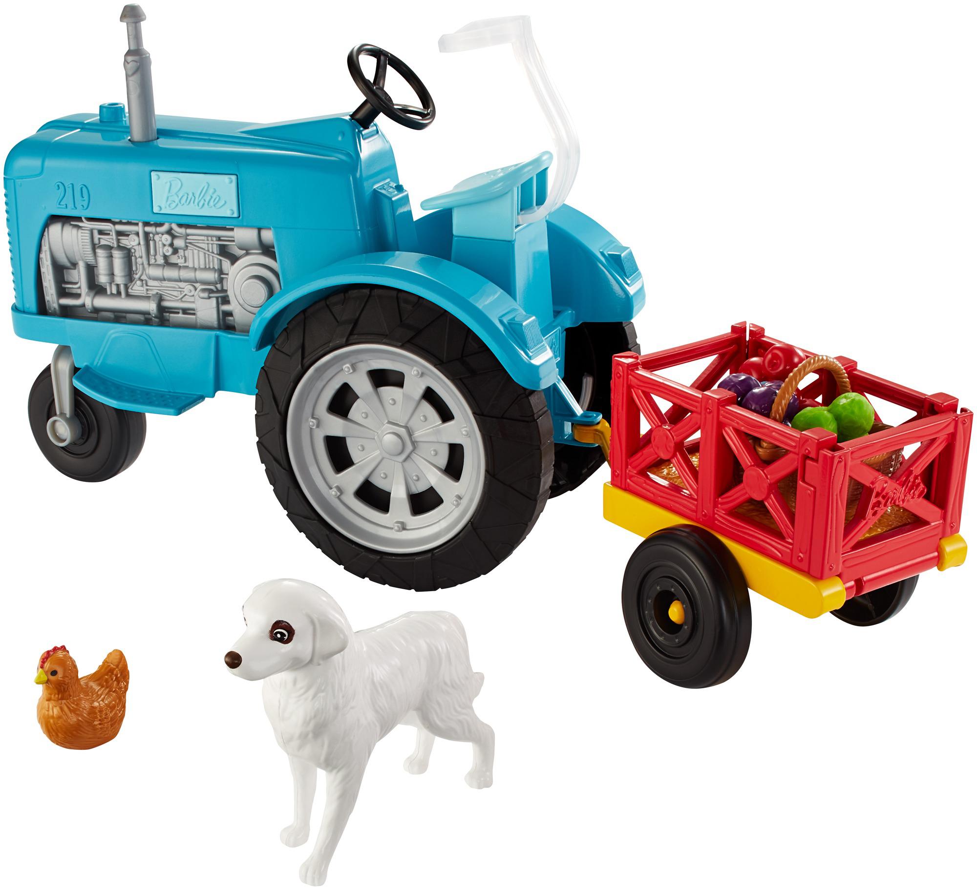 Barbie fermiere shop et tracteur
