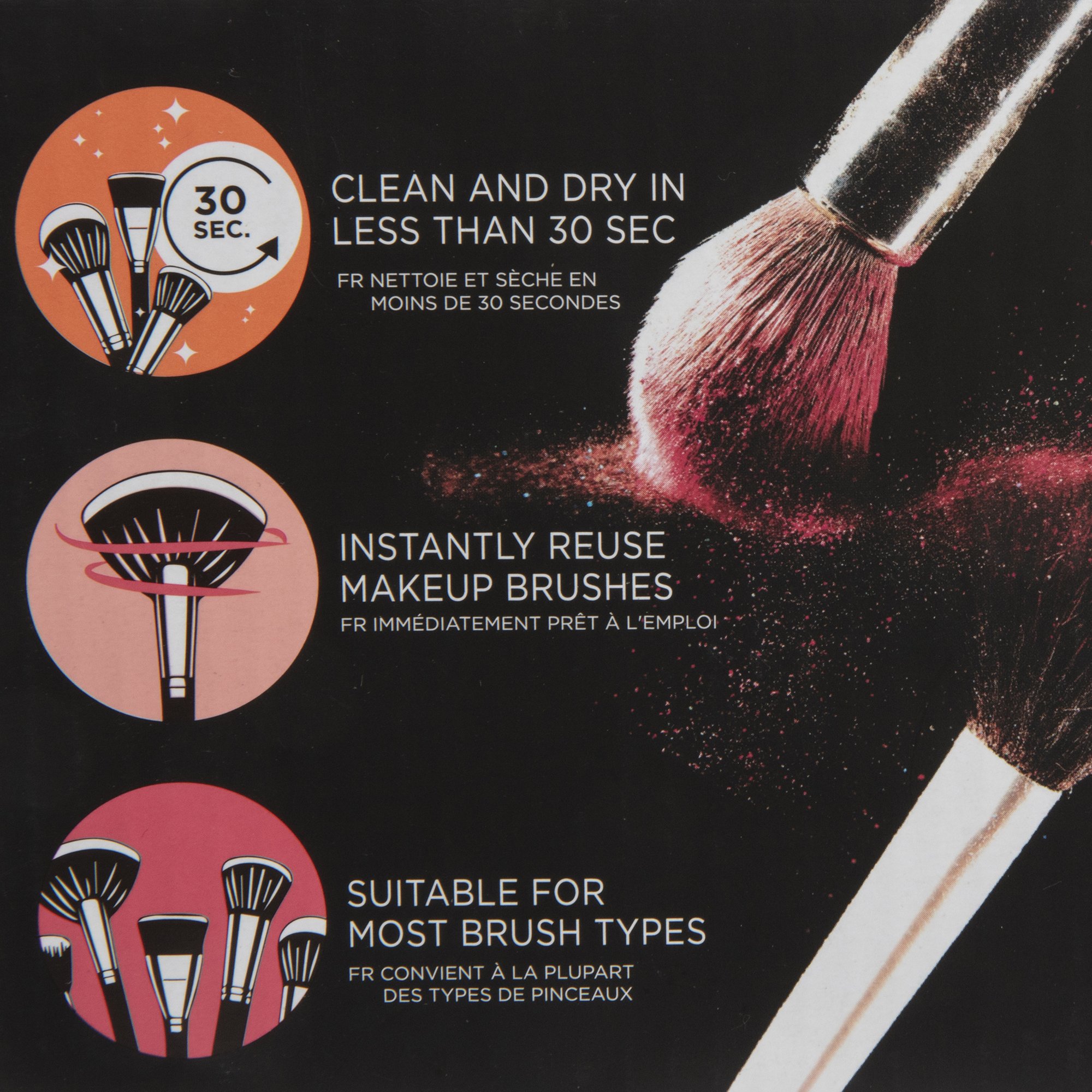 Kit de nettoyage pour pinceaux de maquillage - 100 % végétalien et sans  cruauté - Donna May London