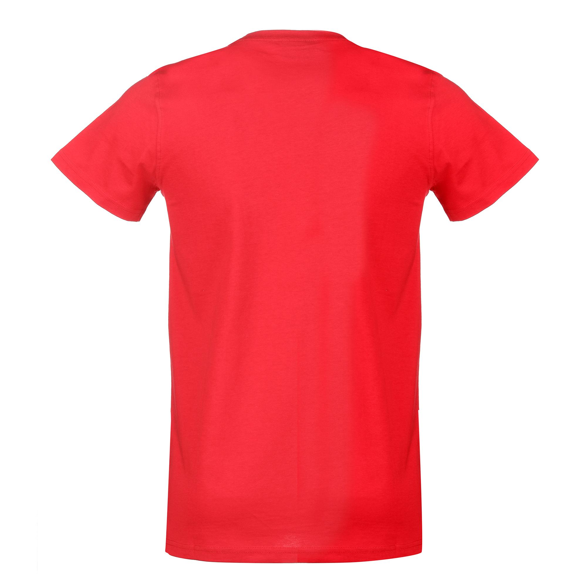 Tee shirt rouge motif blanc AIRNESS prix pas cher Stokomani