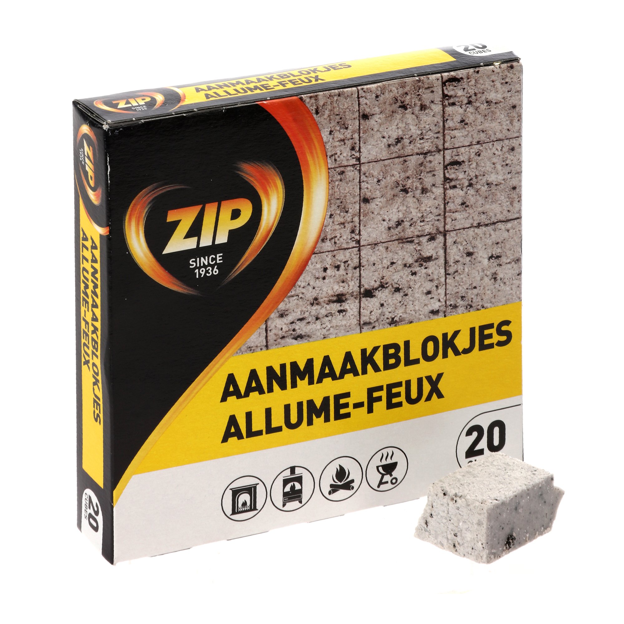 Cubes Allume-feu Naturel - 72 pce Zip - NOS DESTOCKAGES - DESTOCK LOTS