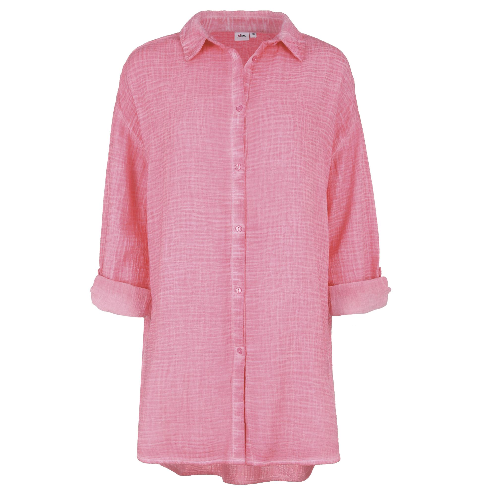 Chemise en coton delave