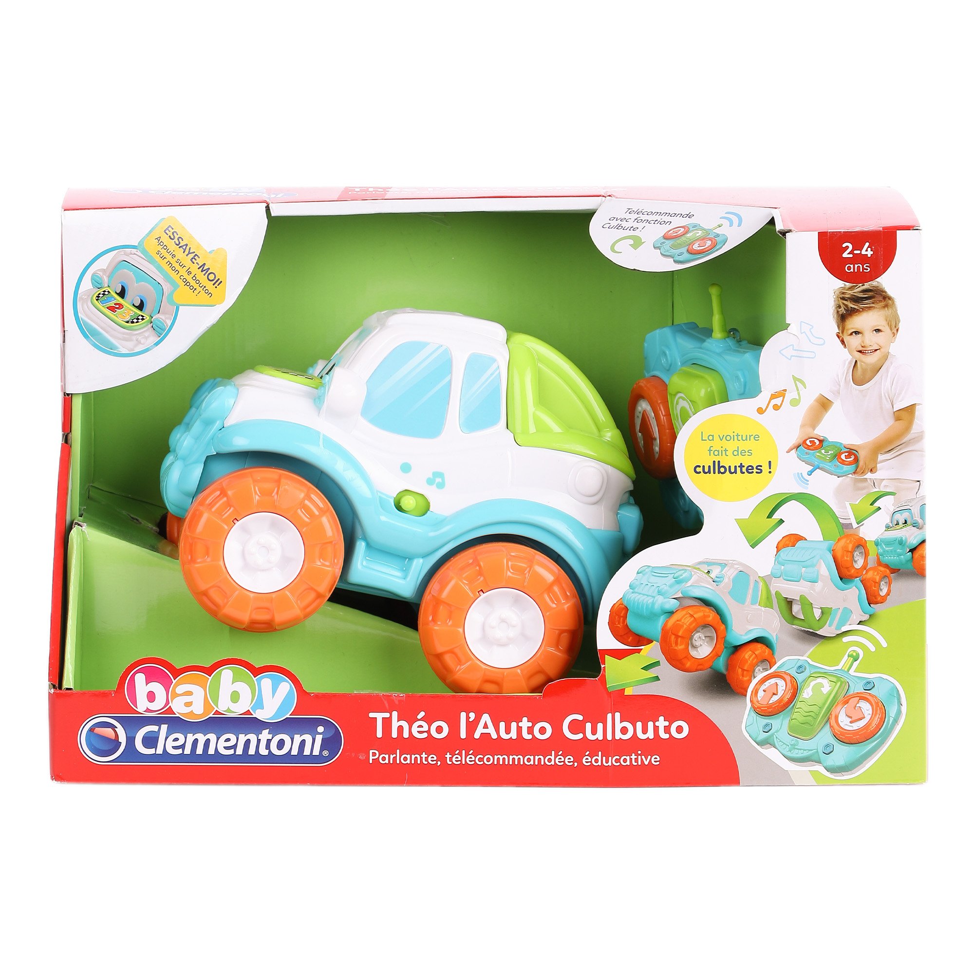 Clementoni - A1503070 - Theo Auto Culbuto : : Jeux et Jouets