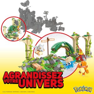 MEGA Figurine Salamèche à construire Pokémon pas cher 