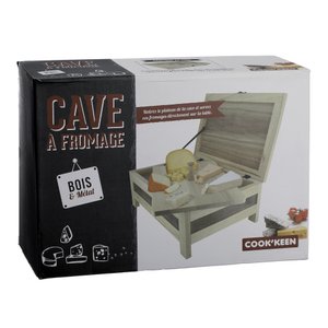 Cave à fromage et plateau de service en bois
