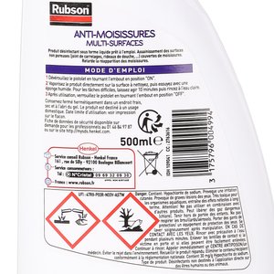 Vaporisateur anti-moisissures RUBSON prix pas cher