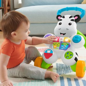 FISHER-PRICE MON TROTTEUR ZÈBRE PARLANT - Trafic-eshop