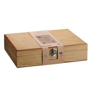 Coffret sommelier en bois 9 pièces SECRET DE GOURMET prix pas cher